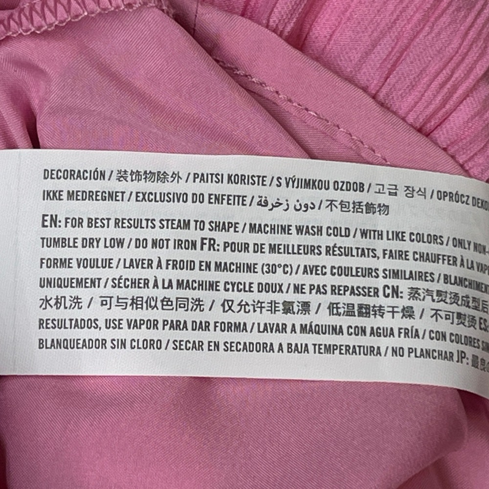 Abercrombie Kids Tiered Maxi Girls Dress 13/14 Pink Smocked Bow - Picture 10 of 13